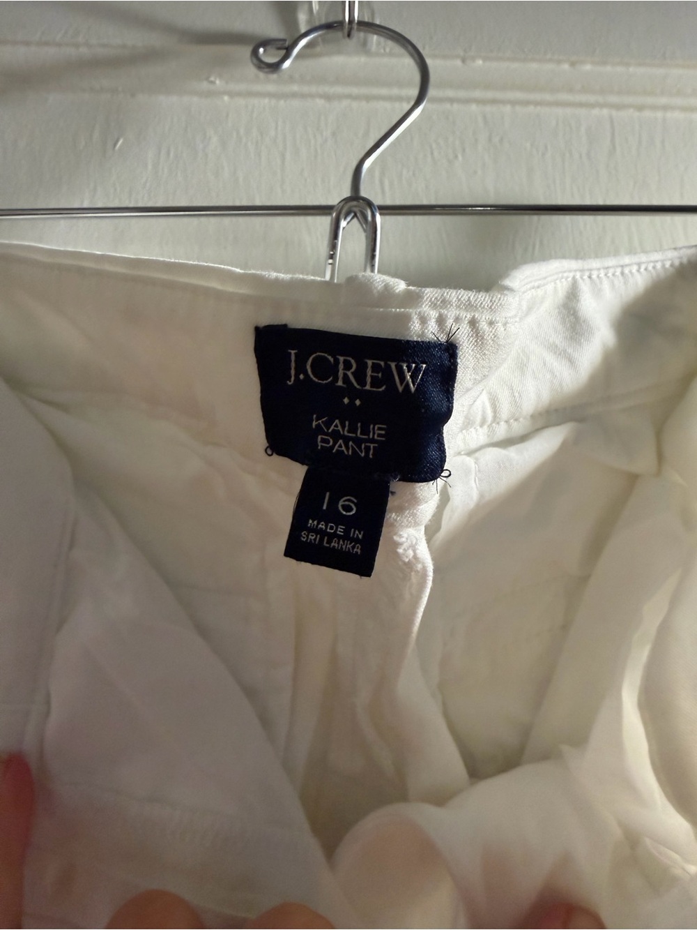 J. Crew White Kallie Pants - Classic Womens Style